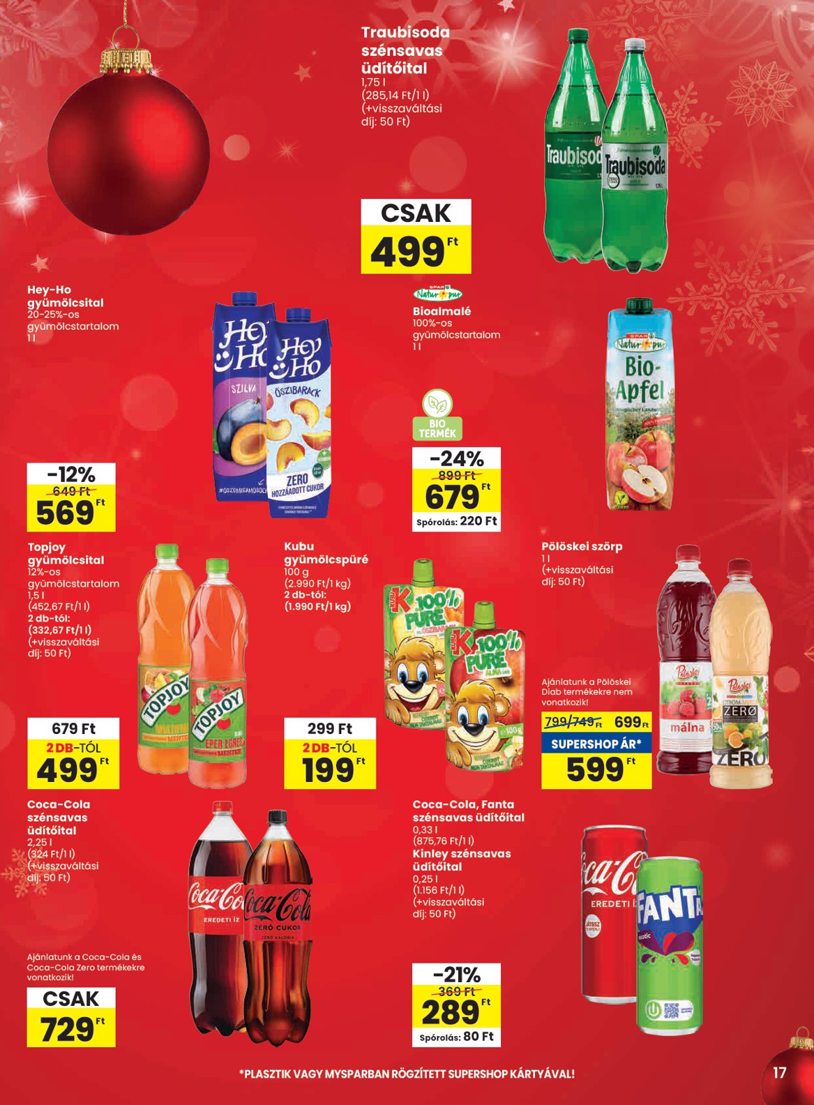 spar - SPAR akciós újság, érvényes 11.27. - 12.03. - page: 17