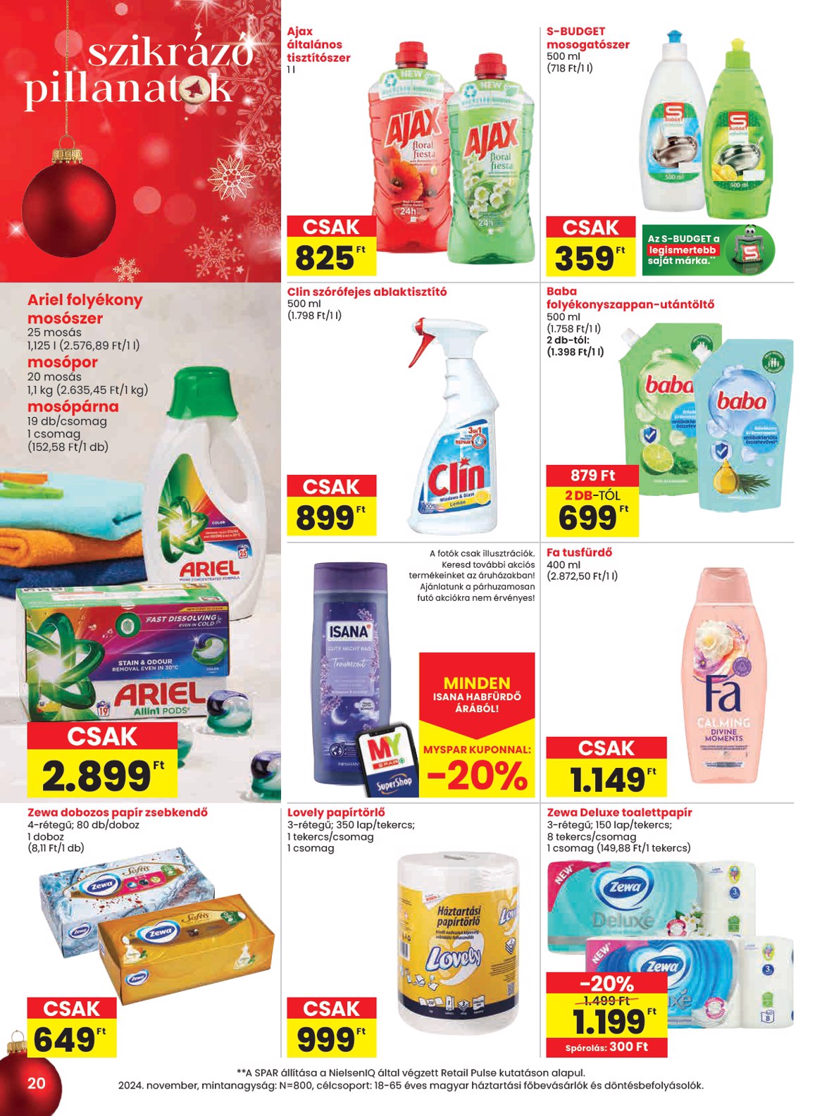 spar - SPAR akciós újság, érvényes 11.27. - 12.03. - page: 20