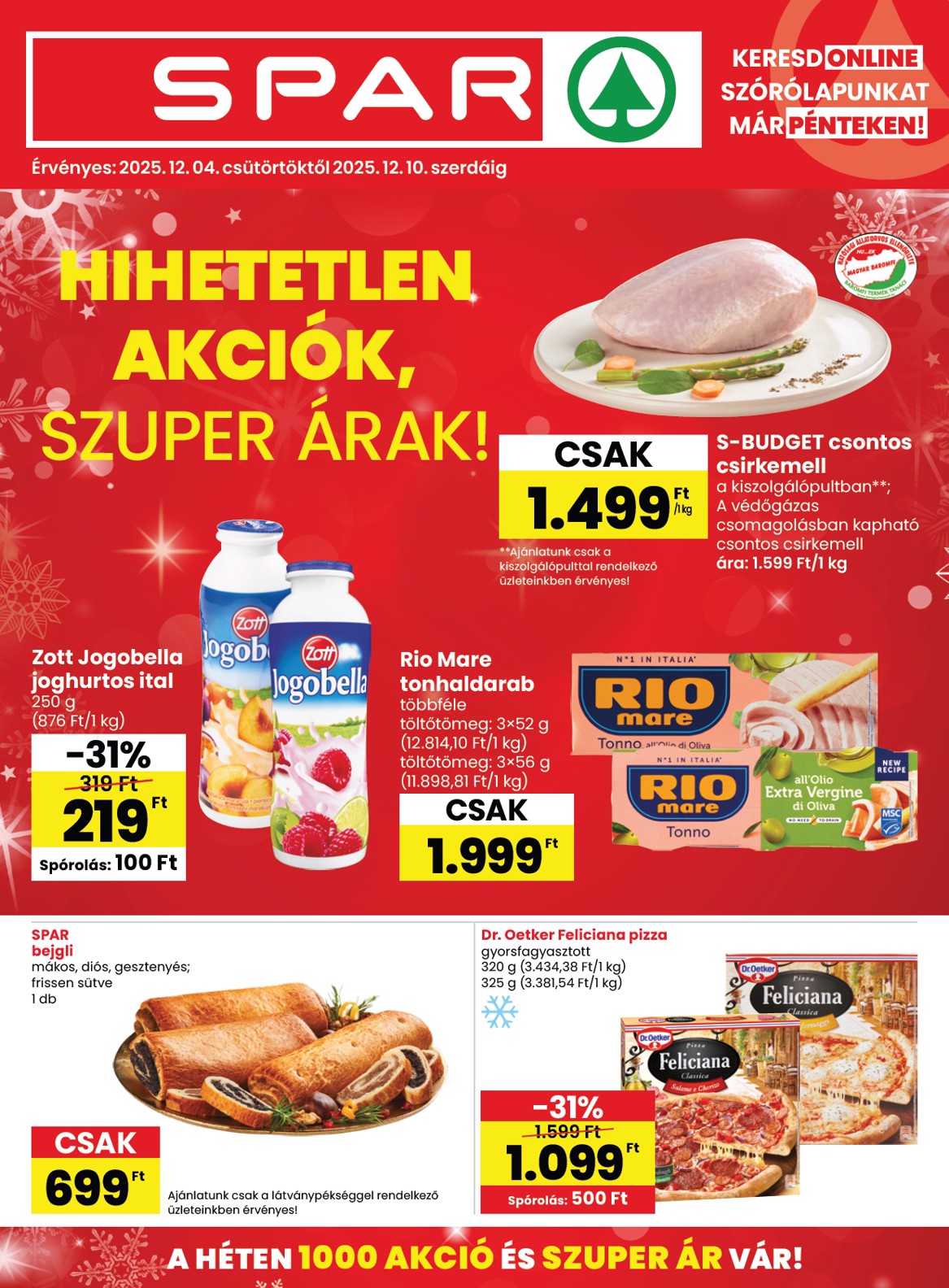 spar - SPAR akciós újság, érvényes 12.04. - 12.10.