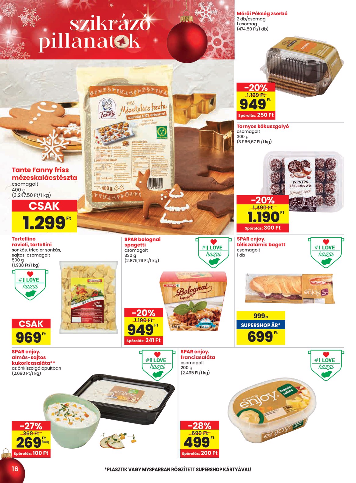 spar - SPAR akciós újság, érvényes 12.11. - 12.17. - page: 16