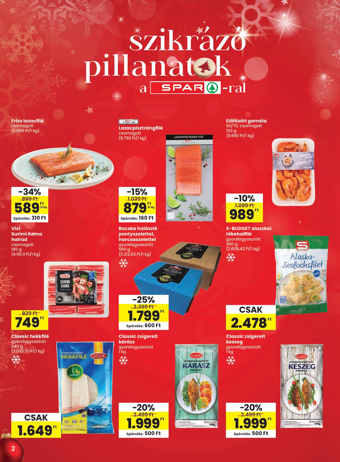 spar - SPAR akciós újság, érvényes 12.11. - 12.17. - page: 2