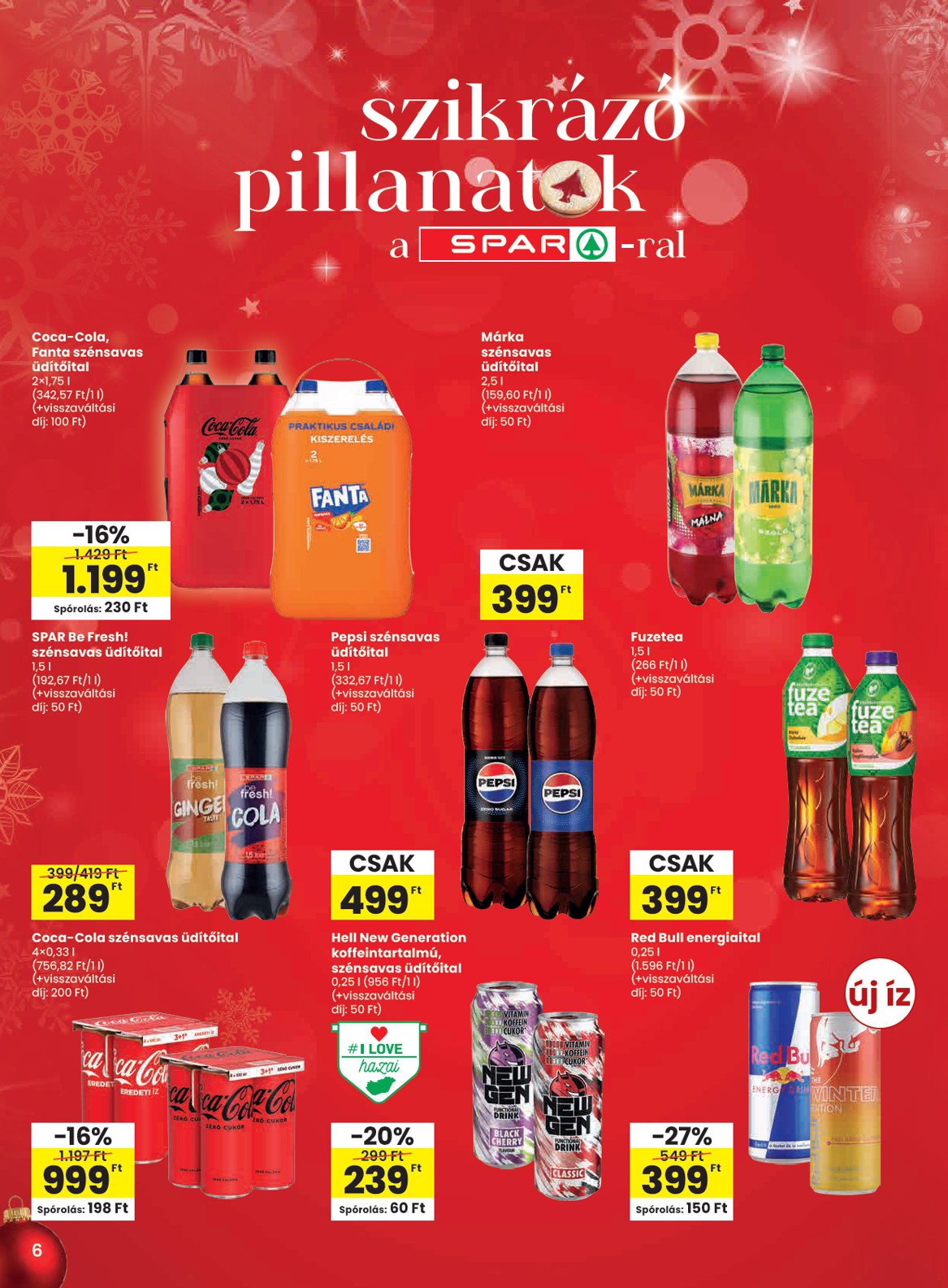 spar - SPAR akciós újság, érvényes 12.11. - 12.17. - page: 6