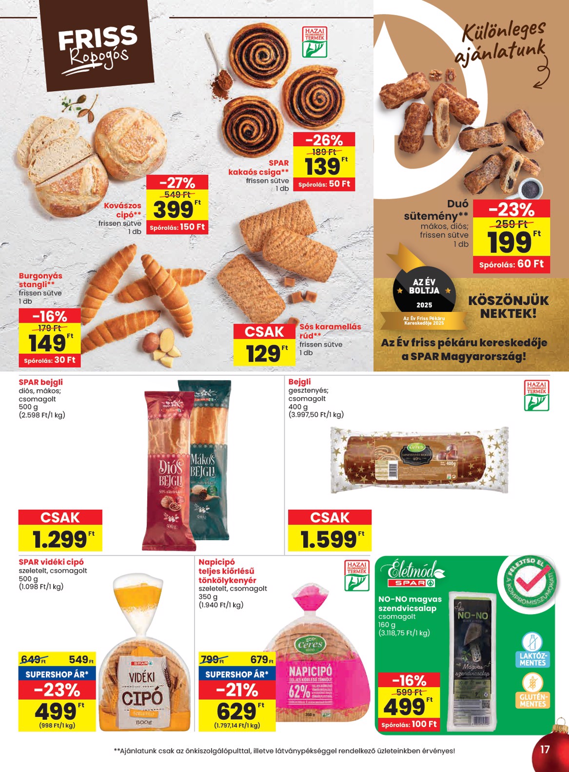 spar - SPAR akciós újság, érvényes 12.11. - 12.17. - page: 17