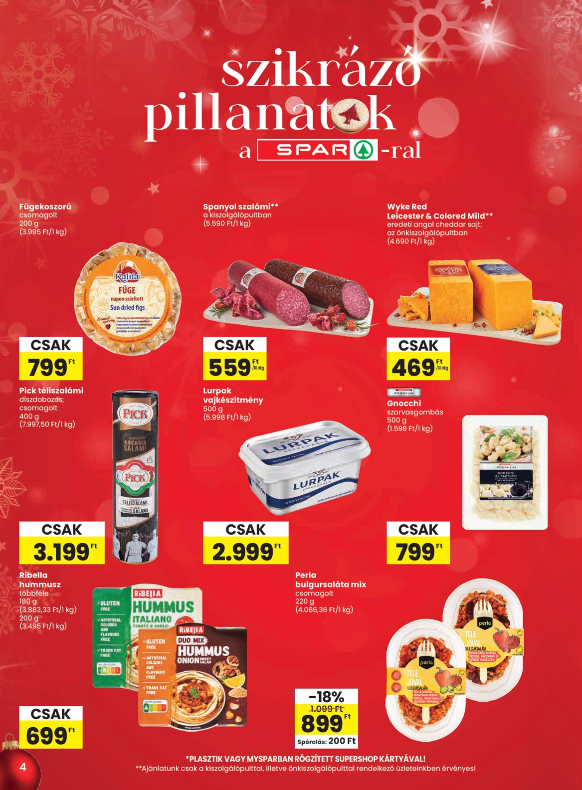spar - SPAR akciós újság, érvényes 12.11. - 12.17. - page: 4