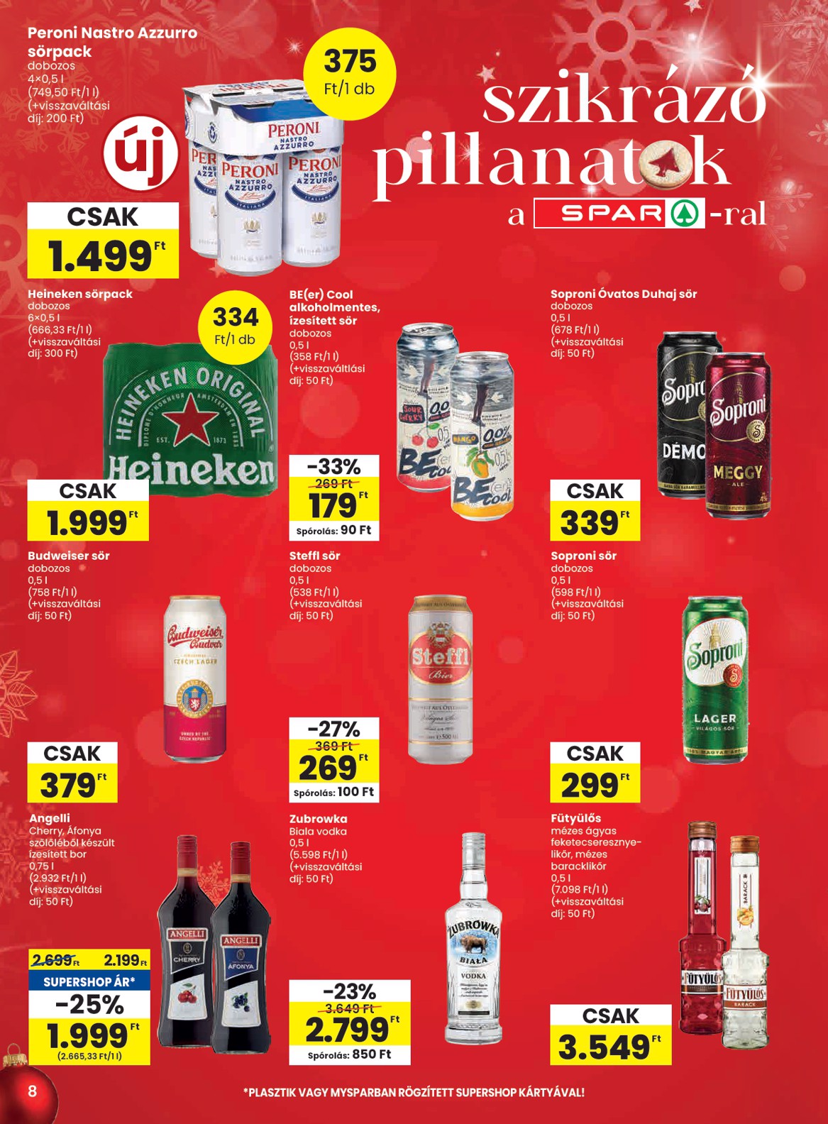 spar - SPAR akciós újság, érvényes 12.11. - 12.17. - page: 8