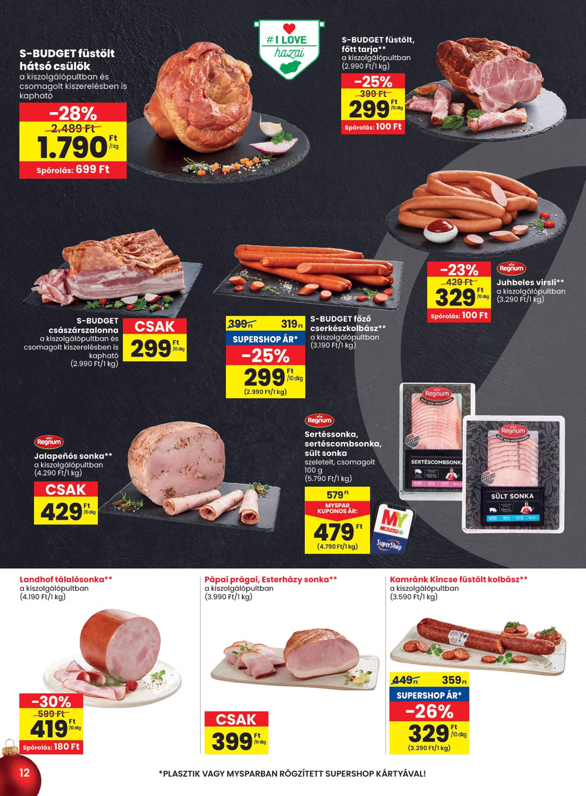 spar - SPAR akciós újság, érvényes 12.11. - 12.17. - page: 12