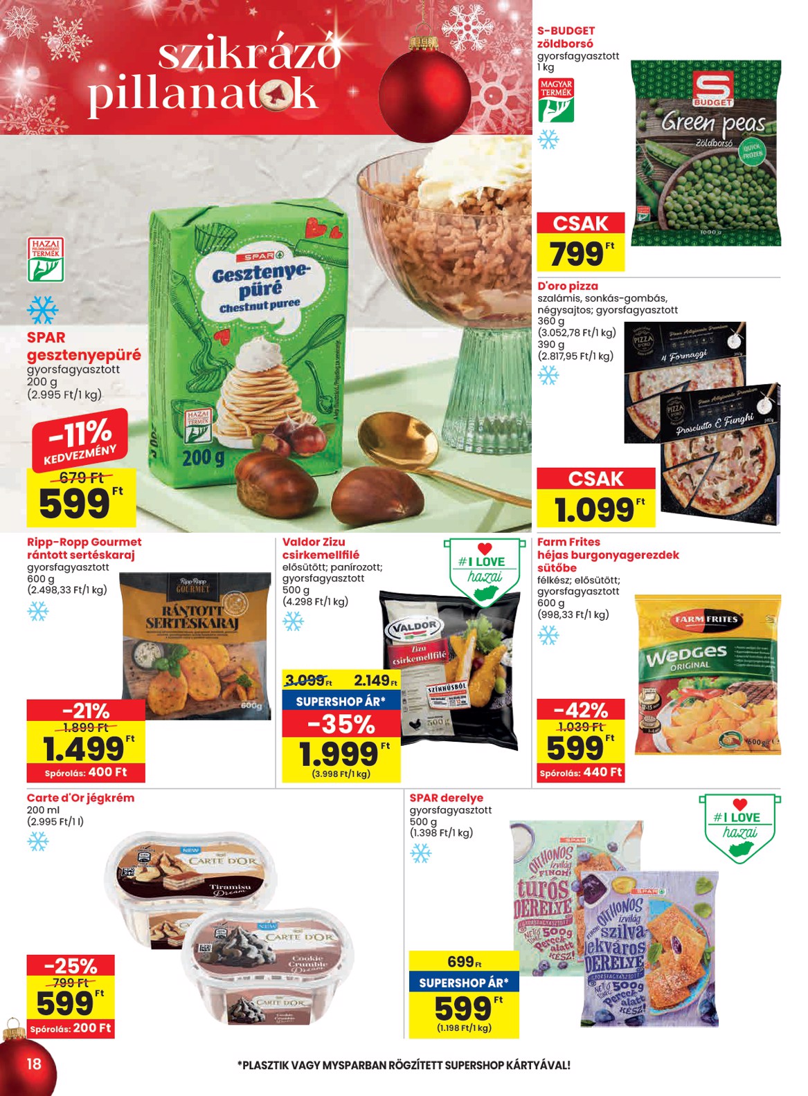 spar - SPAR akciós újság, érvényes 12.11. - 12.17. - page: 18