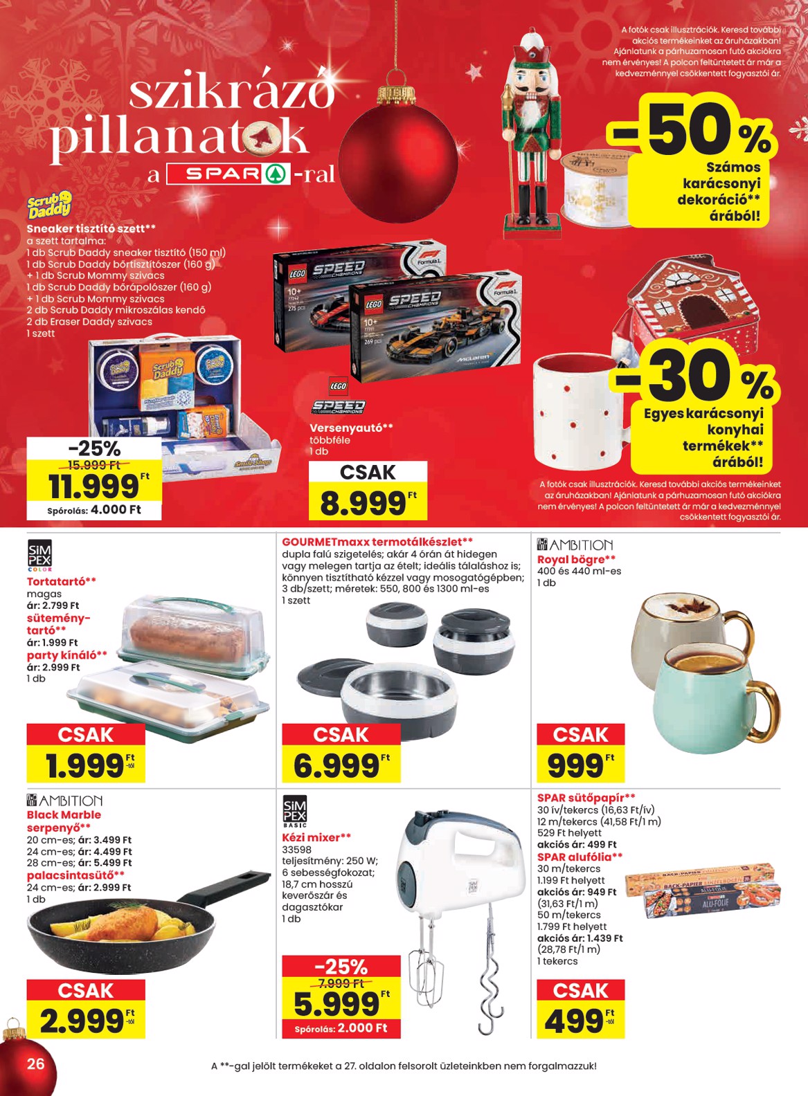 spar - SPAR akciós újság, érvényes 12.11. - 12.17. - page: 26