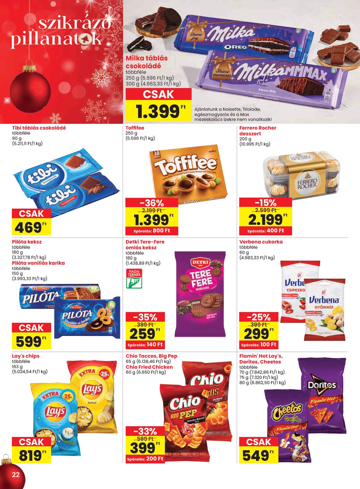 spar - SPAR akciós újság, érvényes 12.11. - 12.17. - page: 22