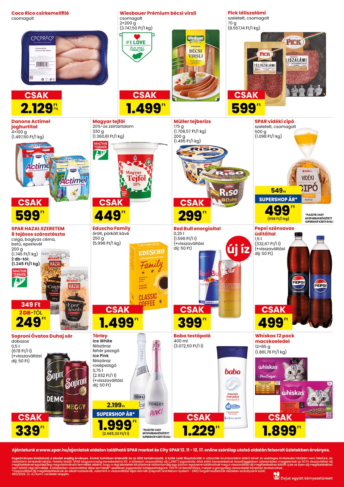spar - SPAR - Market, City akciós újság, érvényes 12.11. - 12.17. - page: 2