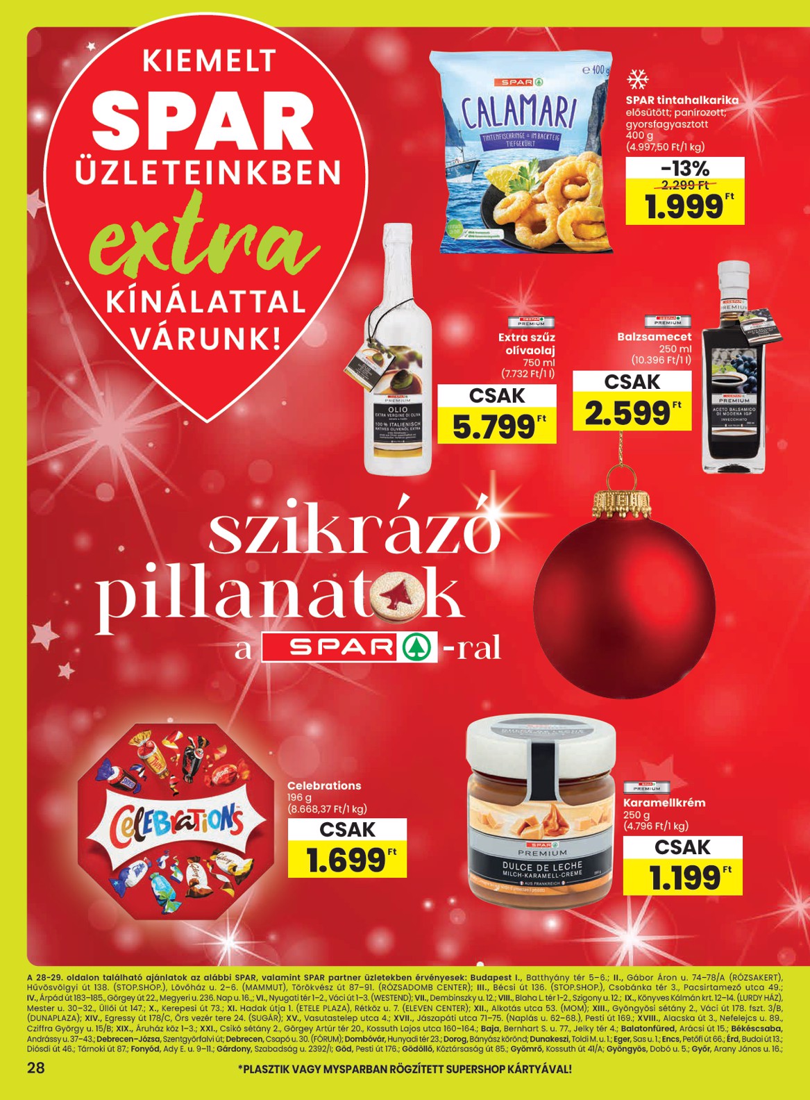 spar - SPAR - Extra akciós újság, érvényes 12.11. - 12.17.
