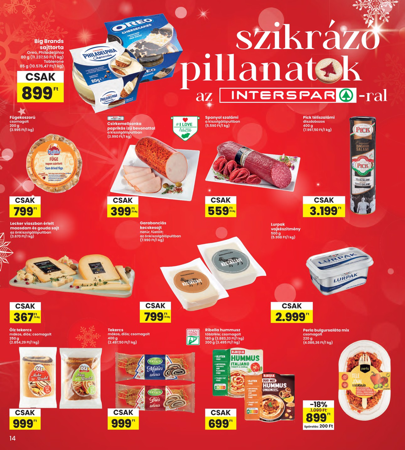 spar - INTERSPAR akciós újság, érvényes 12.11. - 12.17. - page: 14