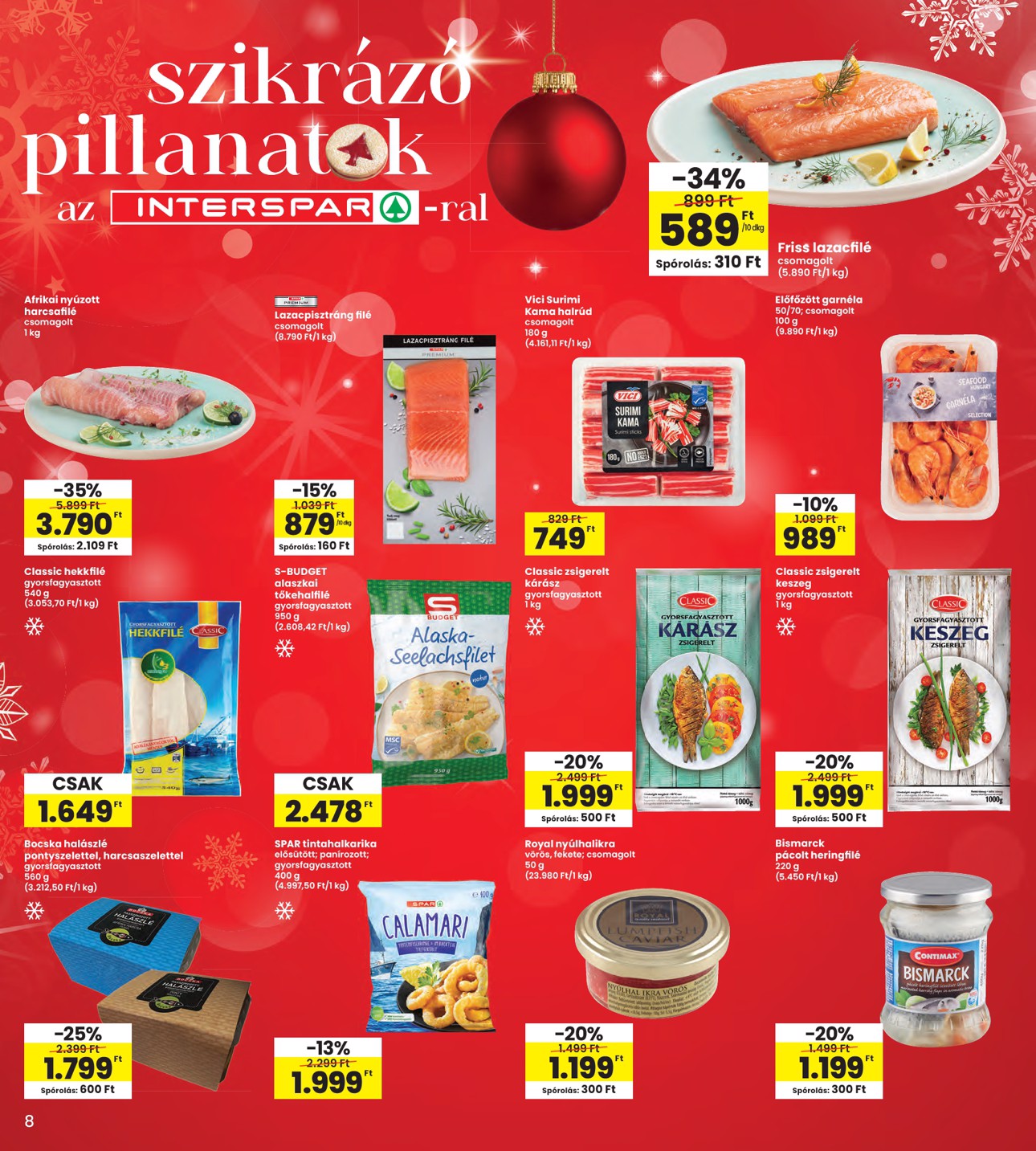 spar - INTERSPAR akciós újság, érvényes 12.11. - 12.17. - page: 8