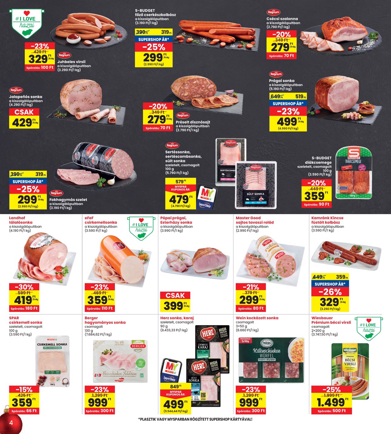 spar - INTERSPAR akciós újság, érvényes 12.11. - 12.17. - page: 4