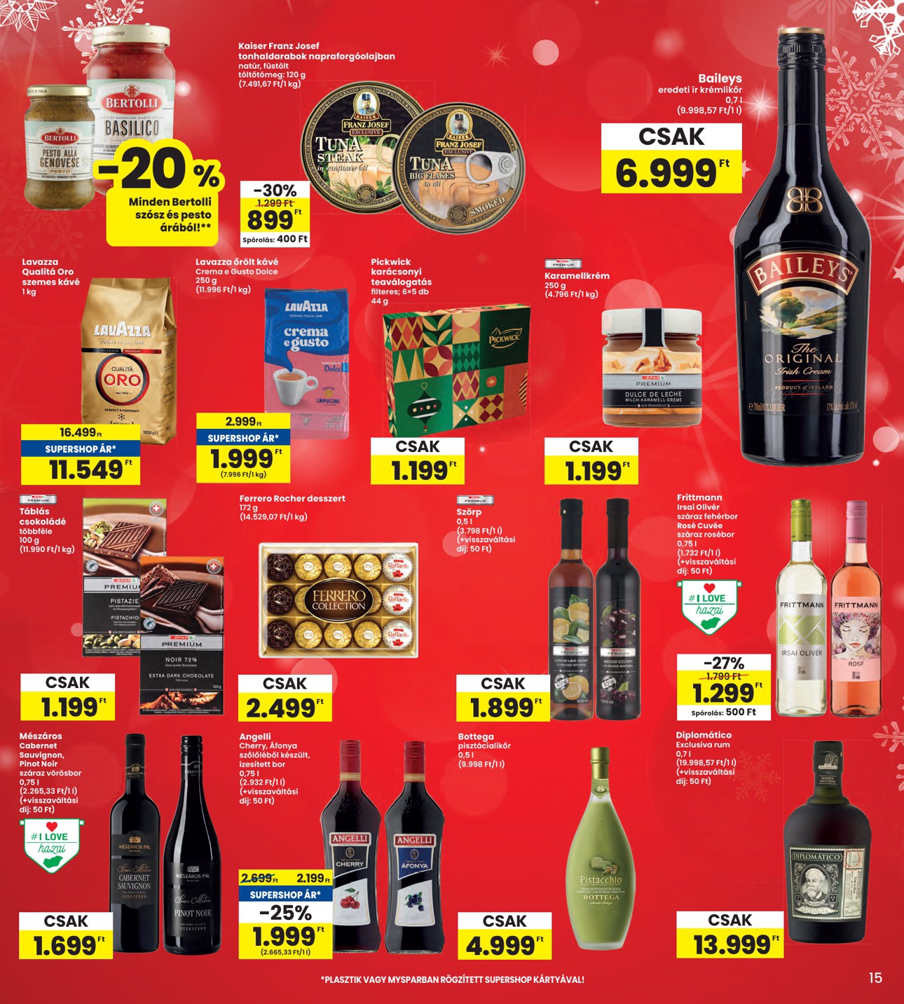 spar - INTERSPAR akciós újság, érvényes 12.11. - 12.17. - page: 15