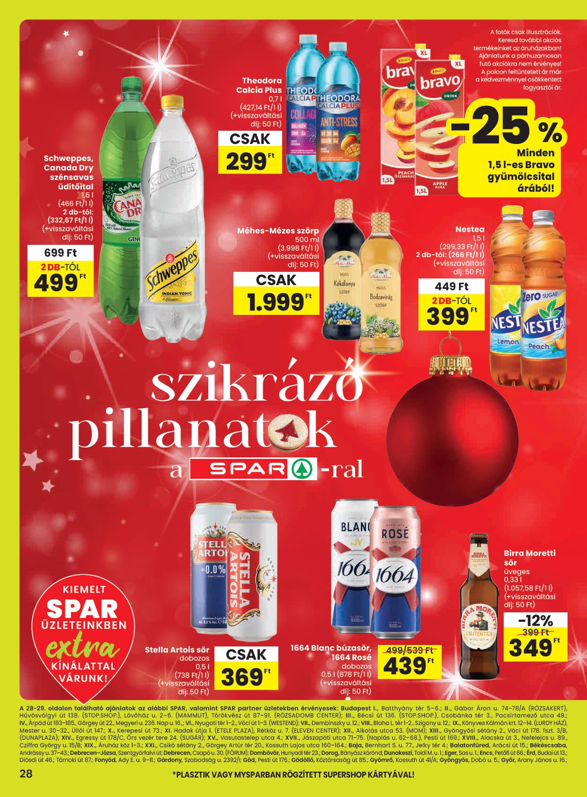 spar - SPAR - Extra akciós újság, érvényes 12.18. - 12.27.