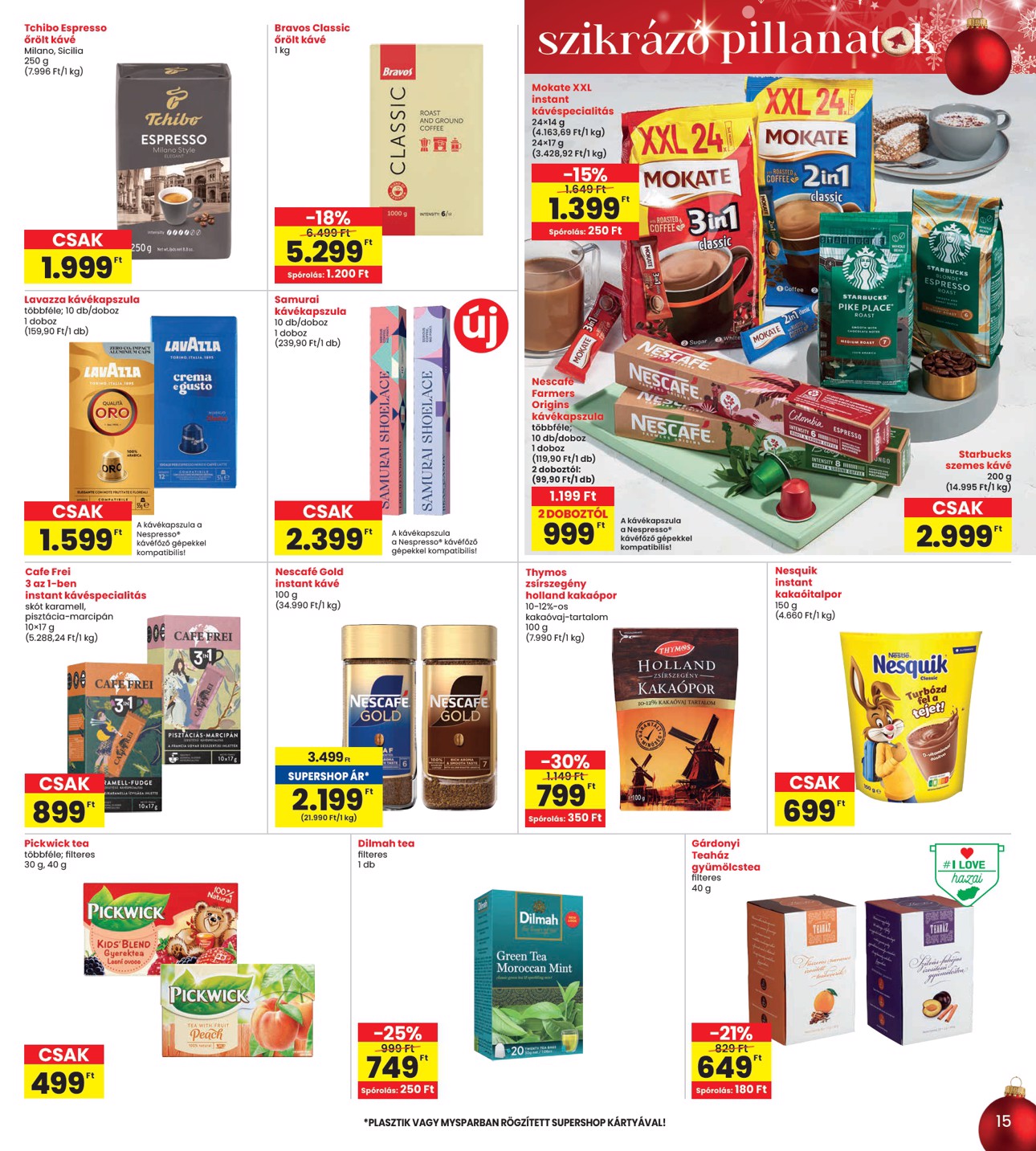 spar - INTERSPAR akciós újság, érvényes 12.18. - 12.27. - page: 15