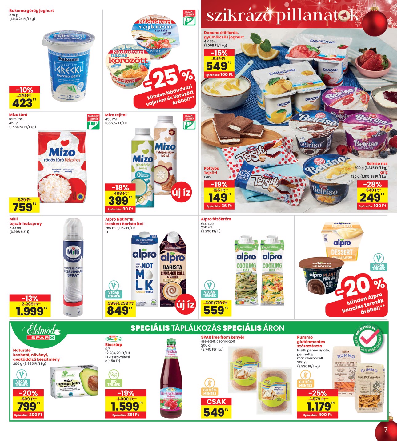 spar - INTERSPAR akciós újság, érvényes 12.18. - 12.27. - page: 7