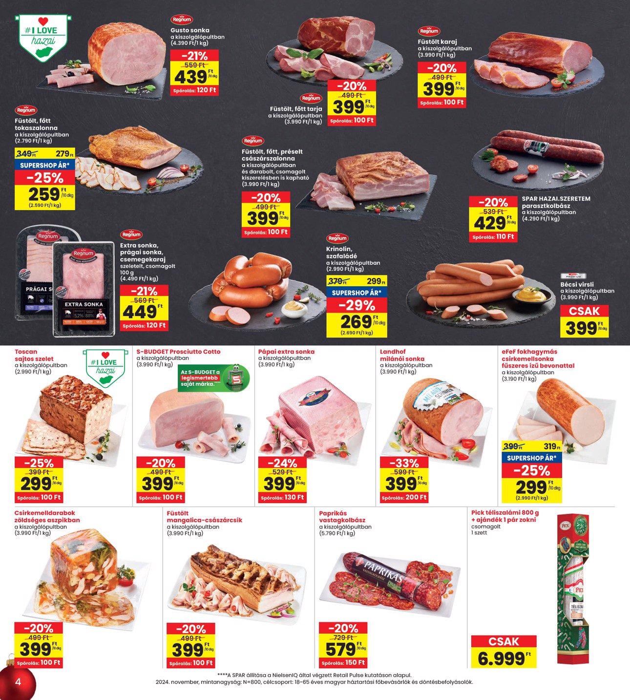 spar - INTERSPAR akciós újság, érvényes 12.18. - 12.27. - page: 4