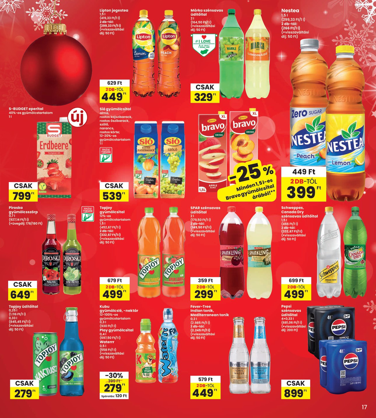 spar - INTERSPAR akciós újság, érvényes 12.18. - 12.27. - page: 17