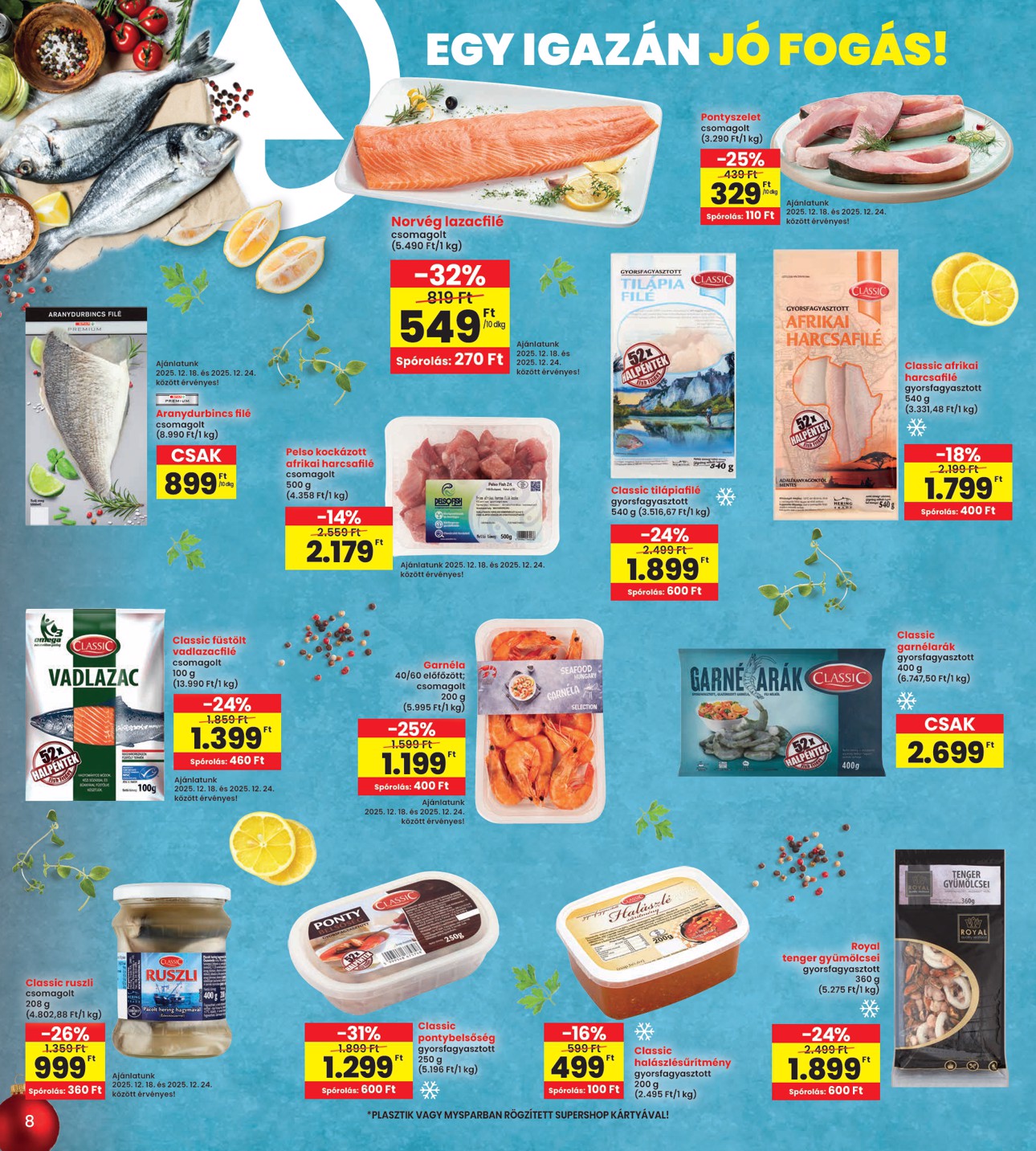 spar - INTERSPAR akciós újság, érvényes 12.18. - 12.27. - page: 8