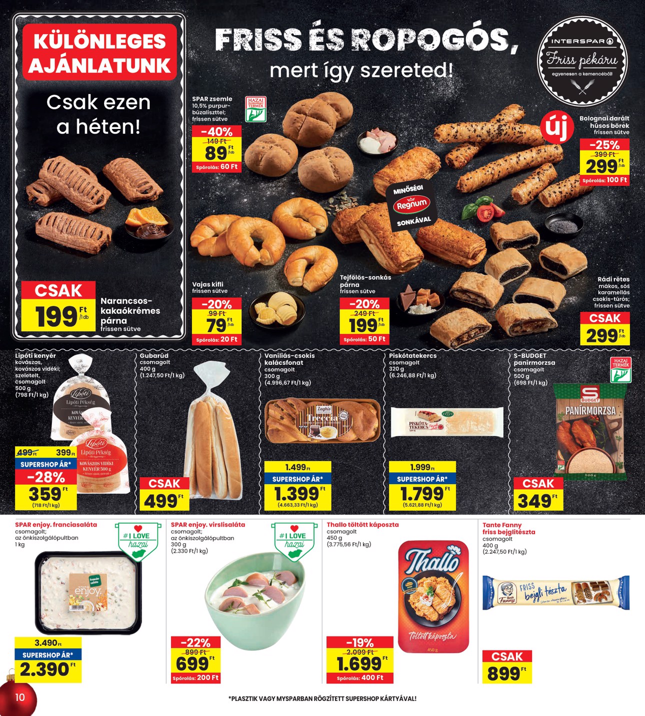 spar - INTERSPAR akciós újság, érvényes 12.18. - 12.27. - page: 10