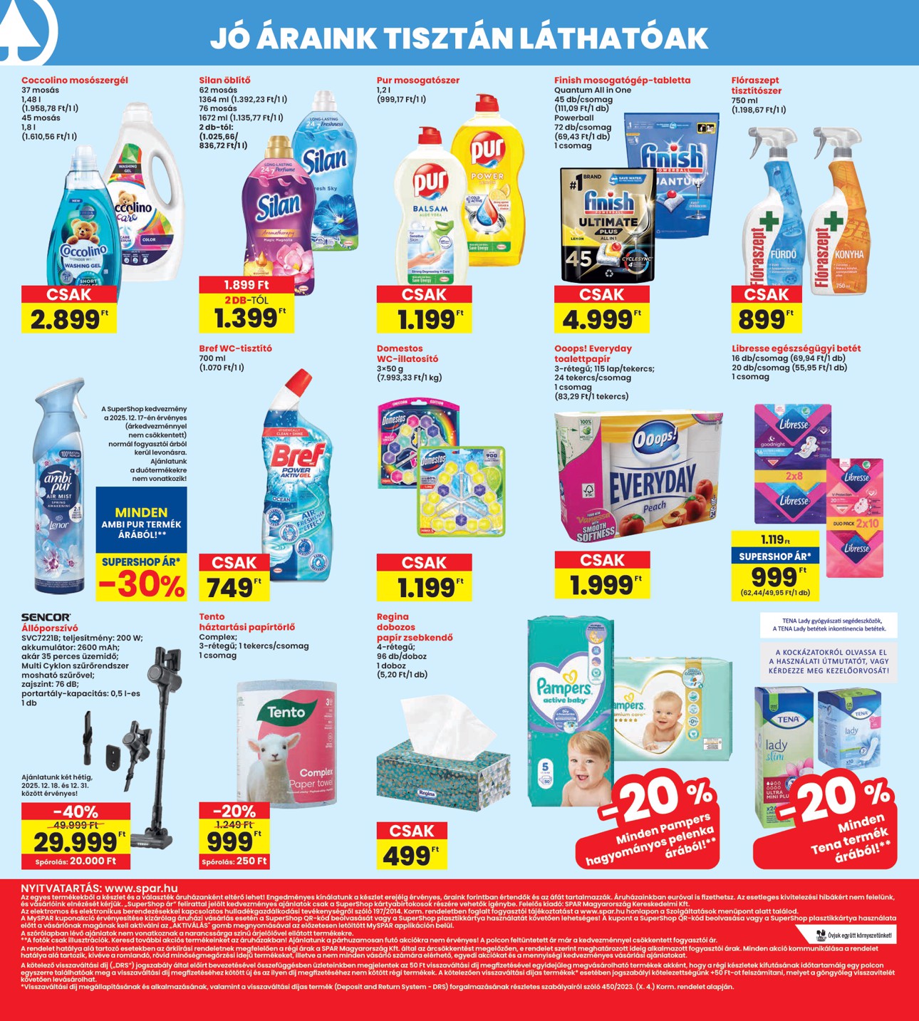 spar - INTERSPAR akciós újság, érvényes 12.18. - 12.27. - page: 20