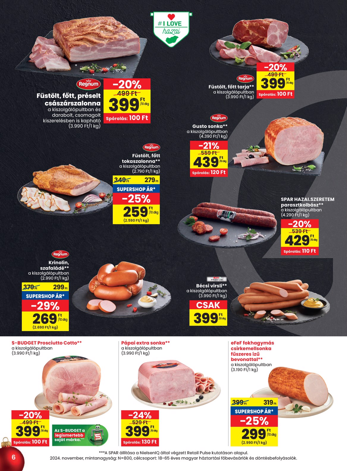 spar - SPAR akciós újság, érvényes 12.18. - 12.27. - page: 6