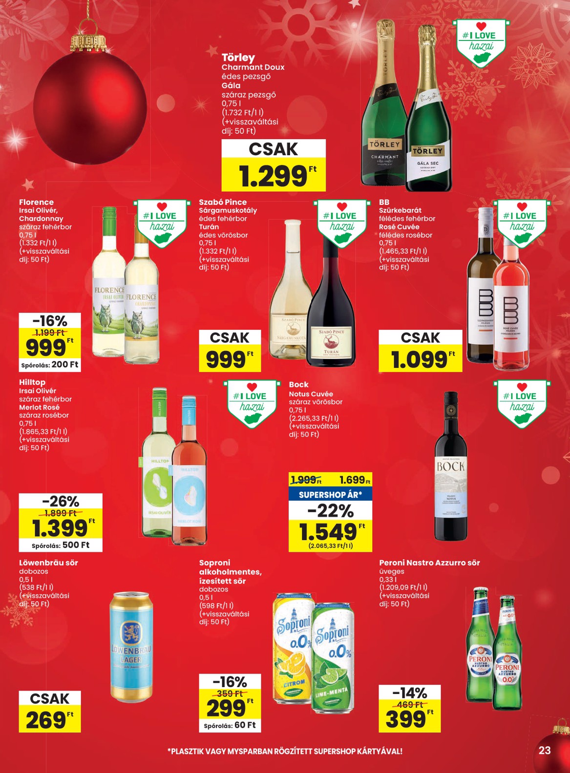 spar - SPAR akciós újság, érvényes 12.18. - 12.27. - page: 23