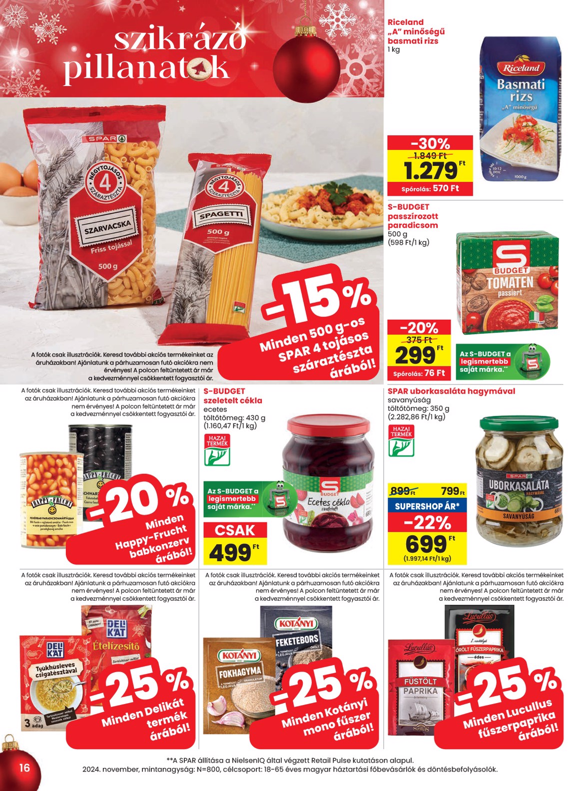 spar - SPAR akciós újság, érvényes 12.18. - 12.27. - page: 16