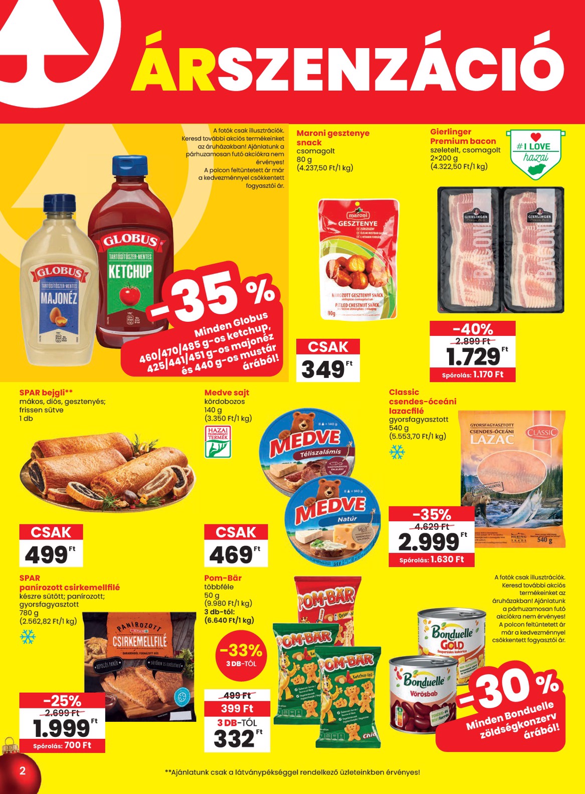 spar - SPAR akciós újság, érvényes 12.18. - 12.27. - page: 2