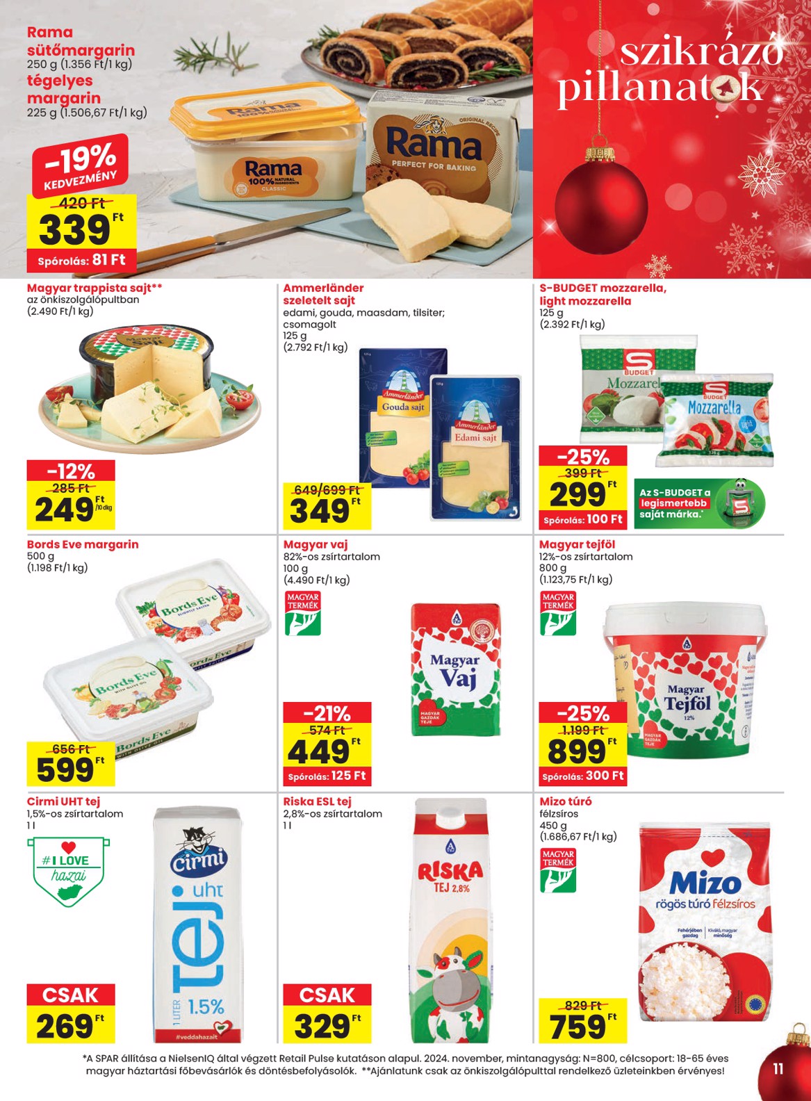 spar - SPAR akciós újság, érvényes 12.18. - 12.27. - page: 11