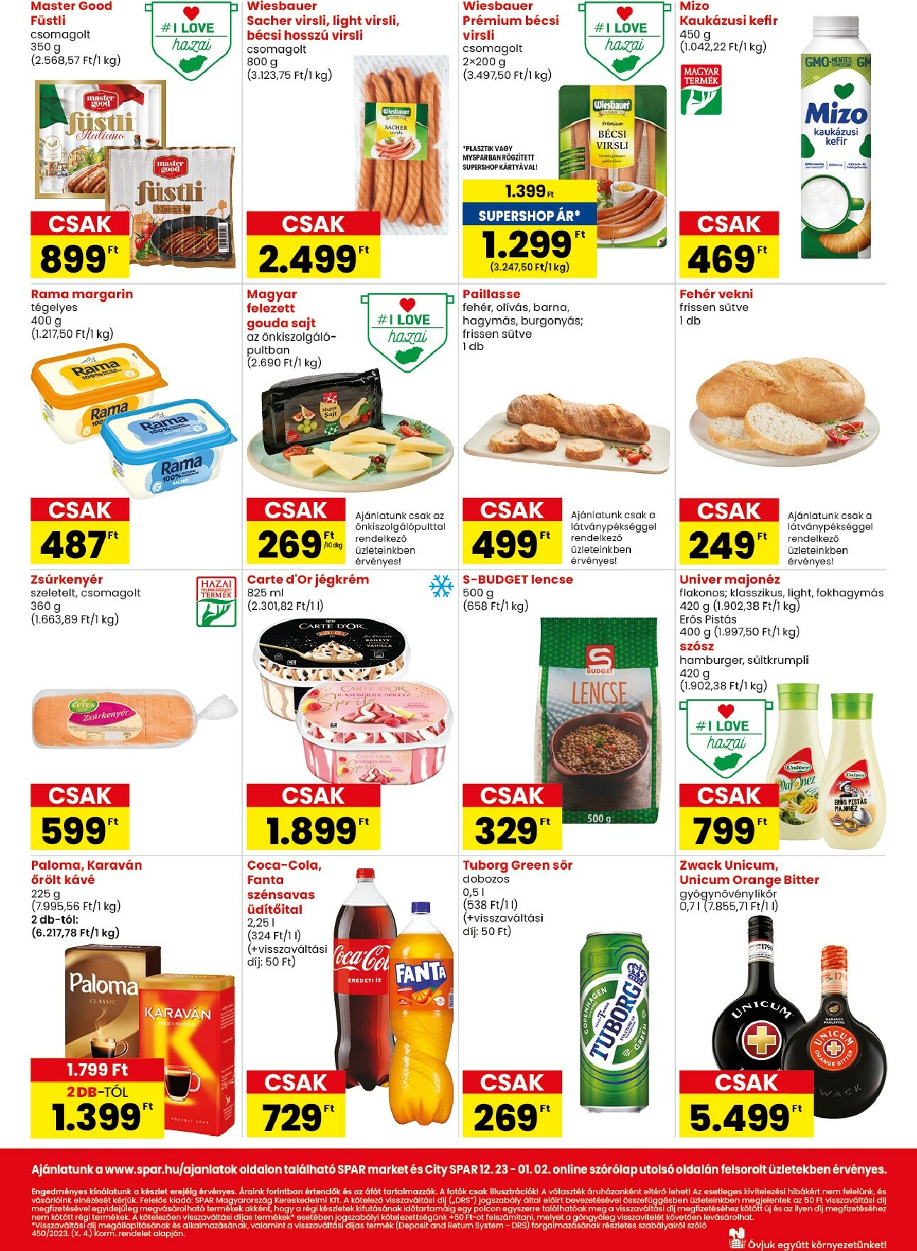 spar - SPAR - Market, City akciós újság, érvényes 12.23. - 01.02. - page: 2