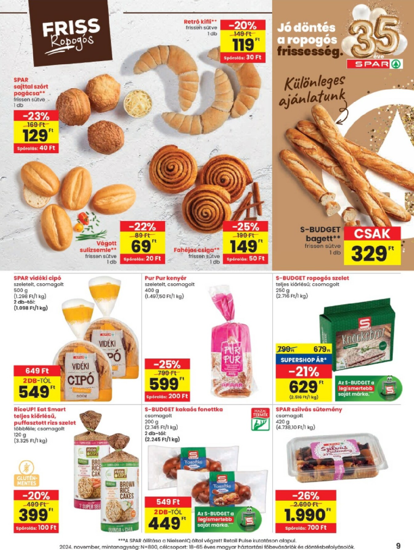spar - SPAR - Szülipani akciók akciós újság, érvényes 01.02. - 01.07. - page: 9