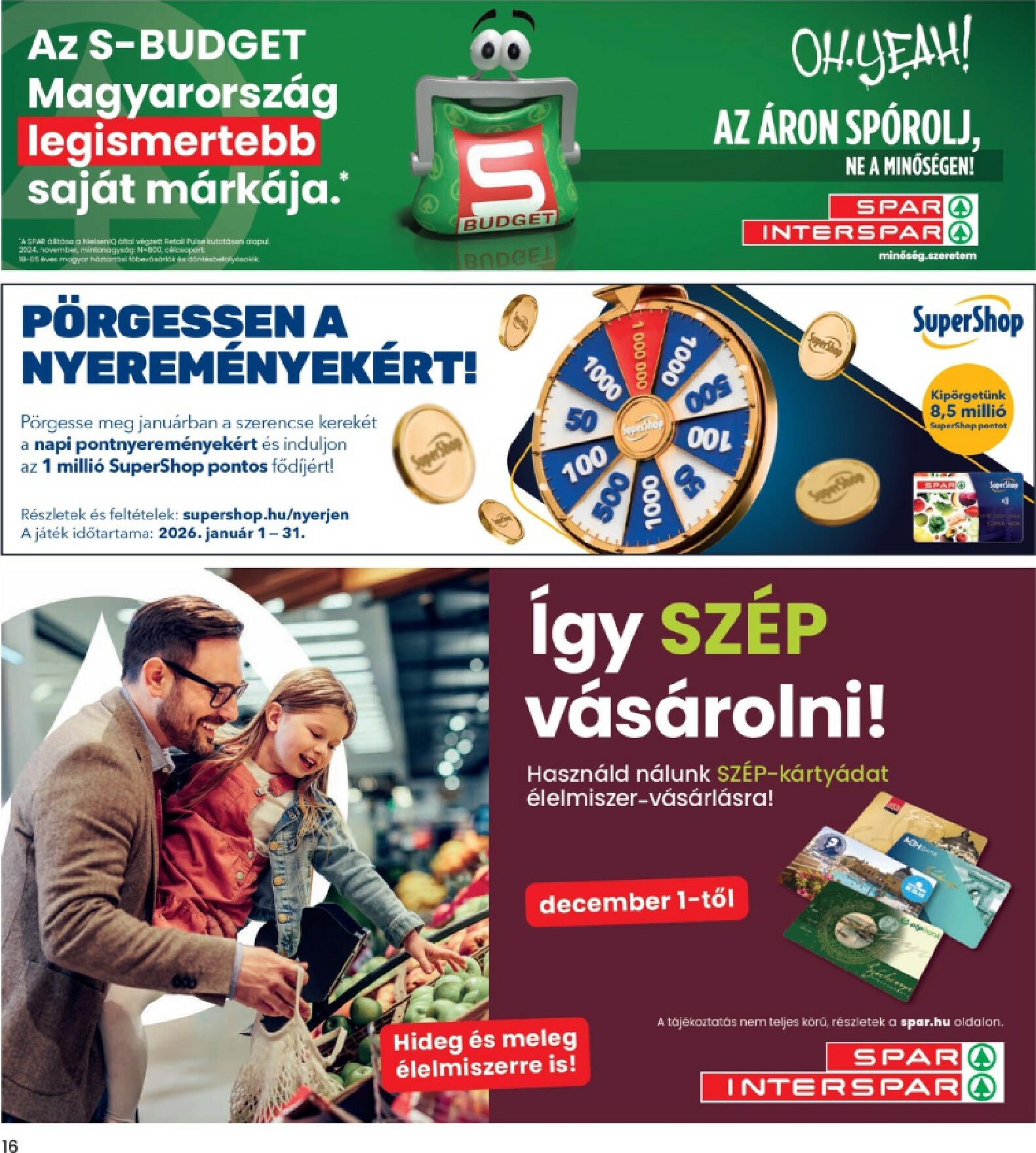 spar - INTERSPAR - Szülipani akciók akciós újság, érvényes 01.02. - 01.07. - page: 16