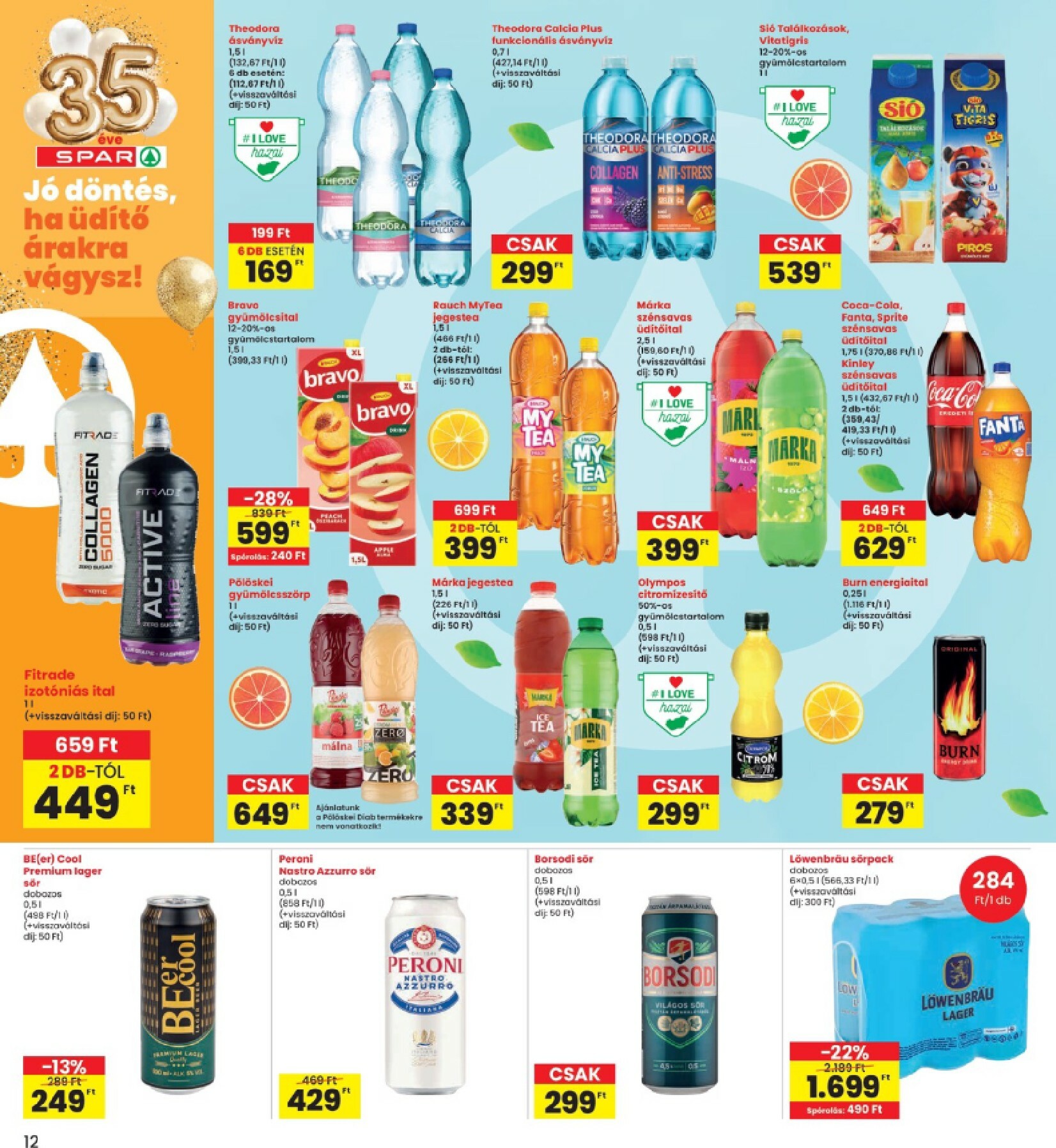 spar - INTERSPAR - Szülipani akciók akciós újság, érvényes 01.02. - 01.07. - page: 12