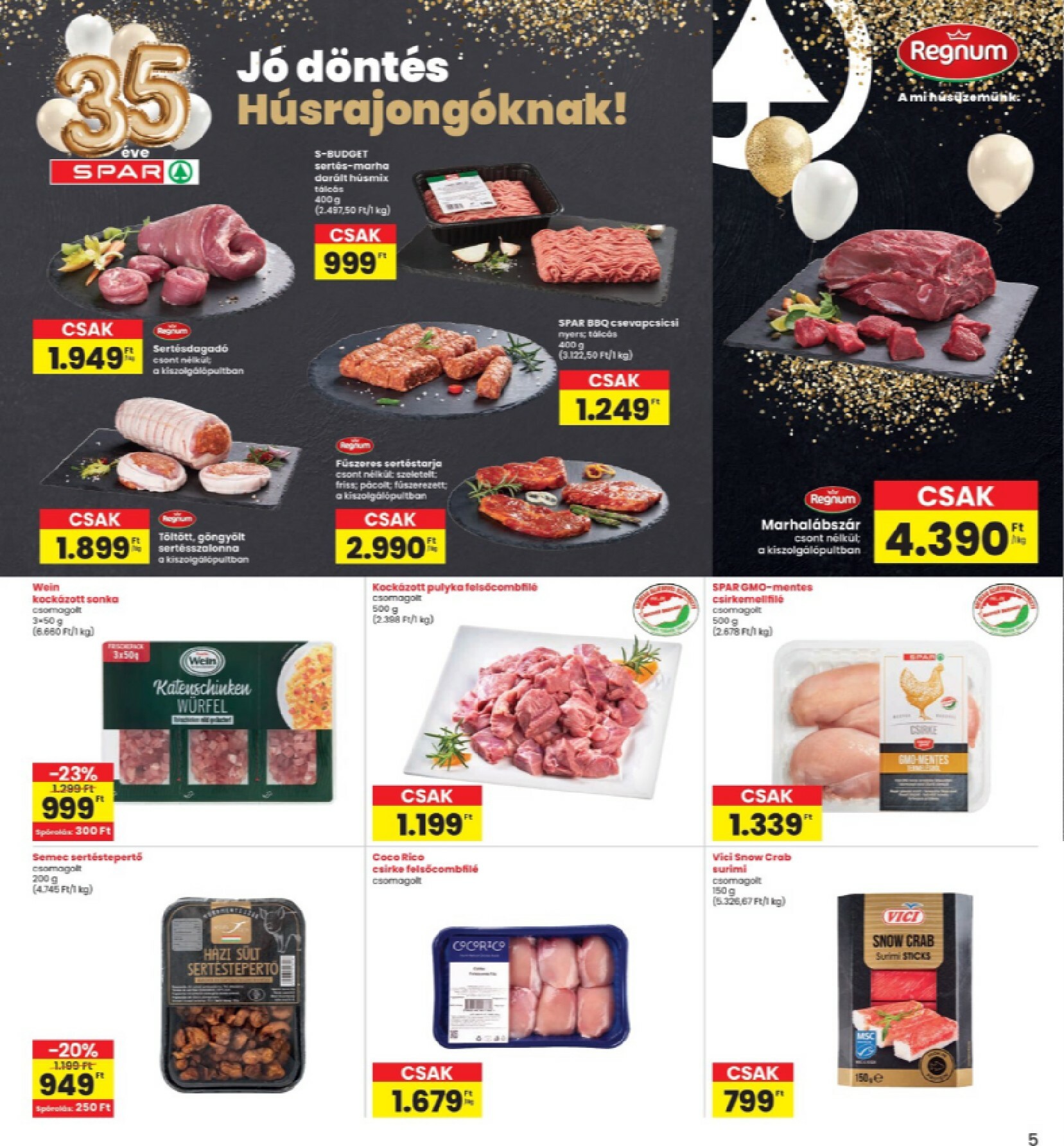 spar - INTERSPAR - Szülipani akciók akciós újság, érvényes 01.02. - 01.07. - page: 5