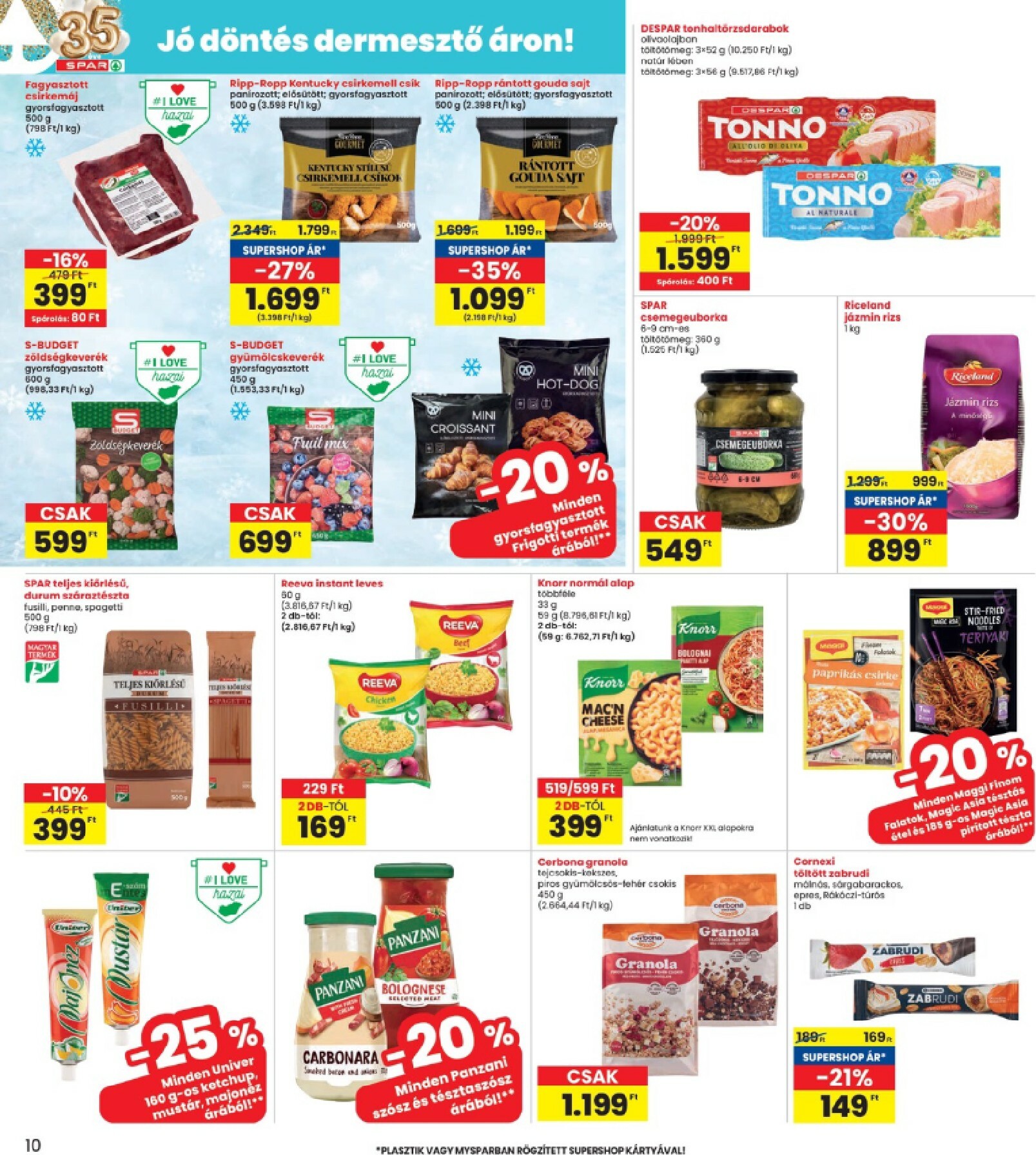 spar - INTERSPAR - Szülipani akciók akciós újság, érvényes 01.02. - 01.07. - page: 10