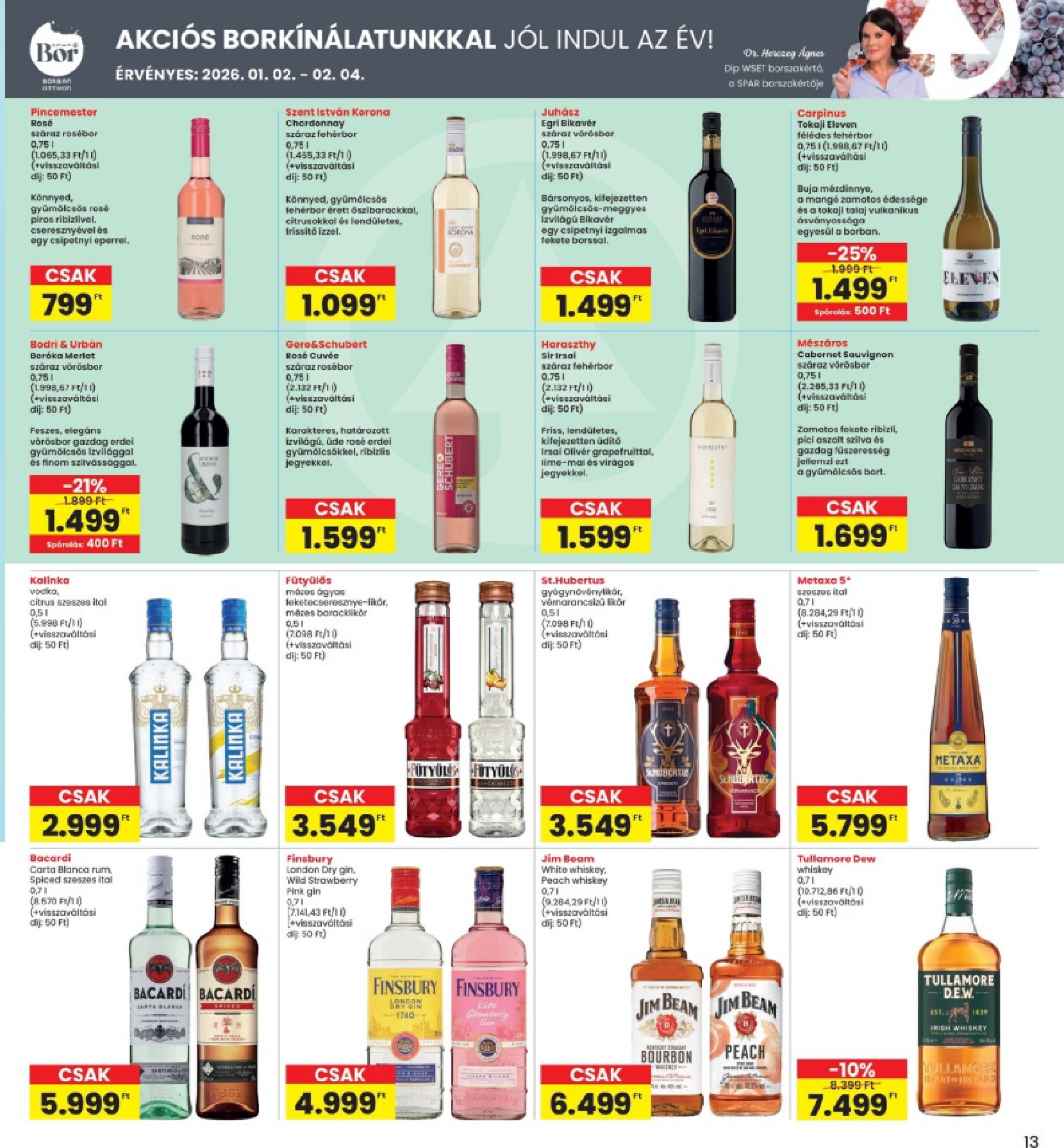 spar - INTERSPAR - Szülipani akciók akciós újság, érvényes 01.02. - 01.07. - page: 13