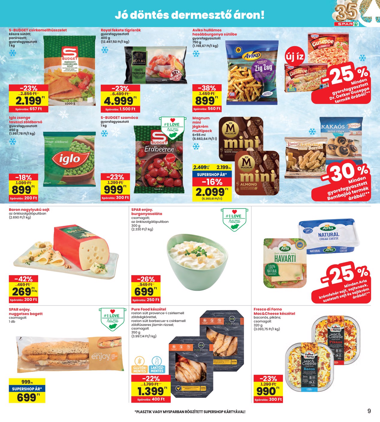 spar - INTERSPAR akciós újság, érvényes 01.08. - 01.14. - page: 9