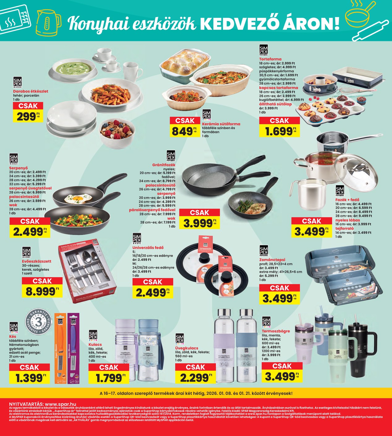 spar - INTERSPAR akciós újság, érvényes 01.08. - 01.14. - page: 16