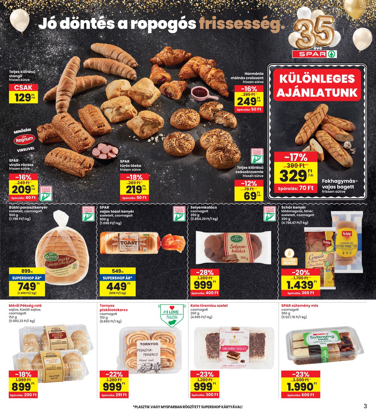 spar - INTERSPAR akciós újság, érvényes 01.08. - 01.14. - page: 3