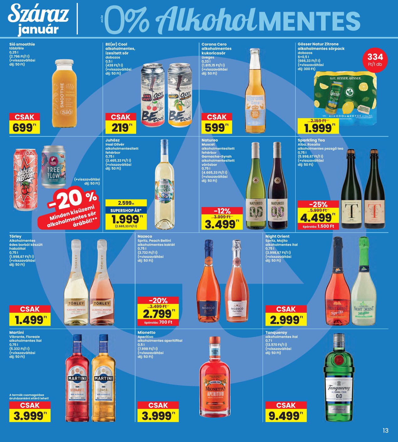 spar - INTERSPAR akciós újság, érvényes 01.08. - 01.14. - page: 13