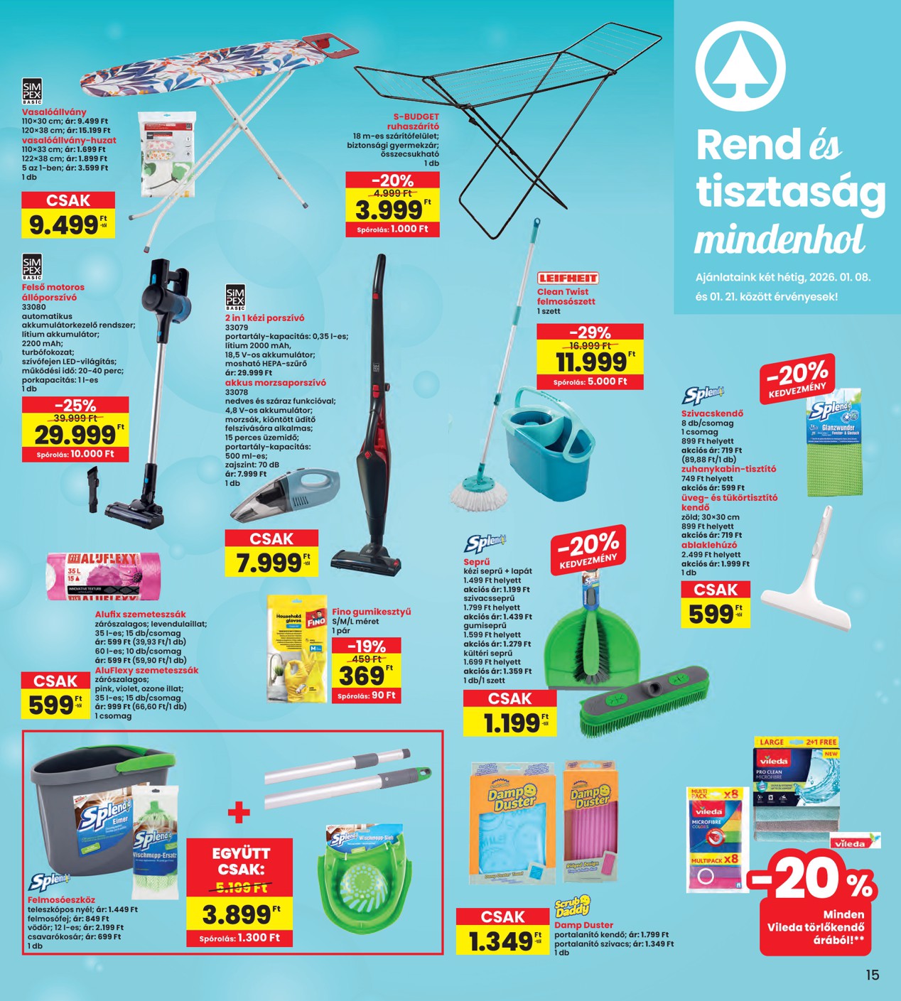 spar - INTERSPAR akciós újság, érvényes 01.08. - 01.14. - page: 15