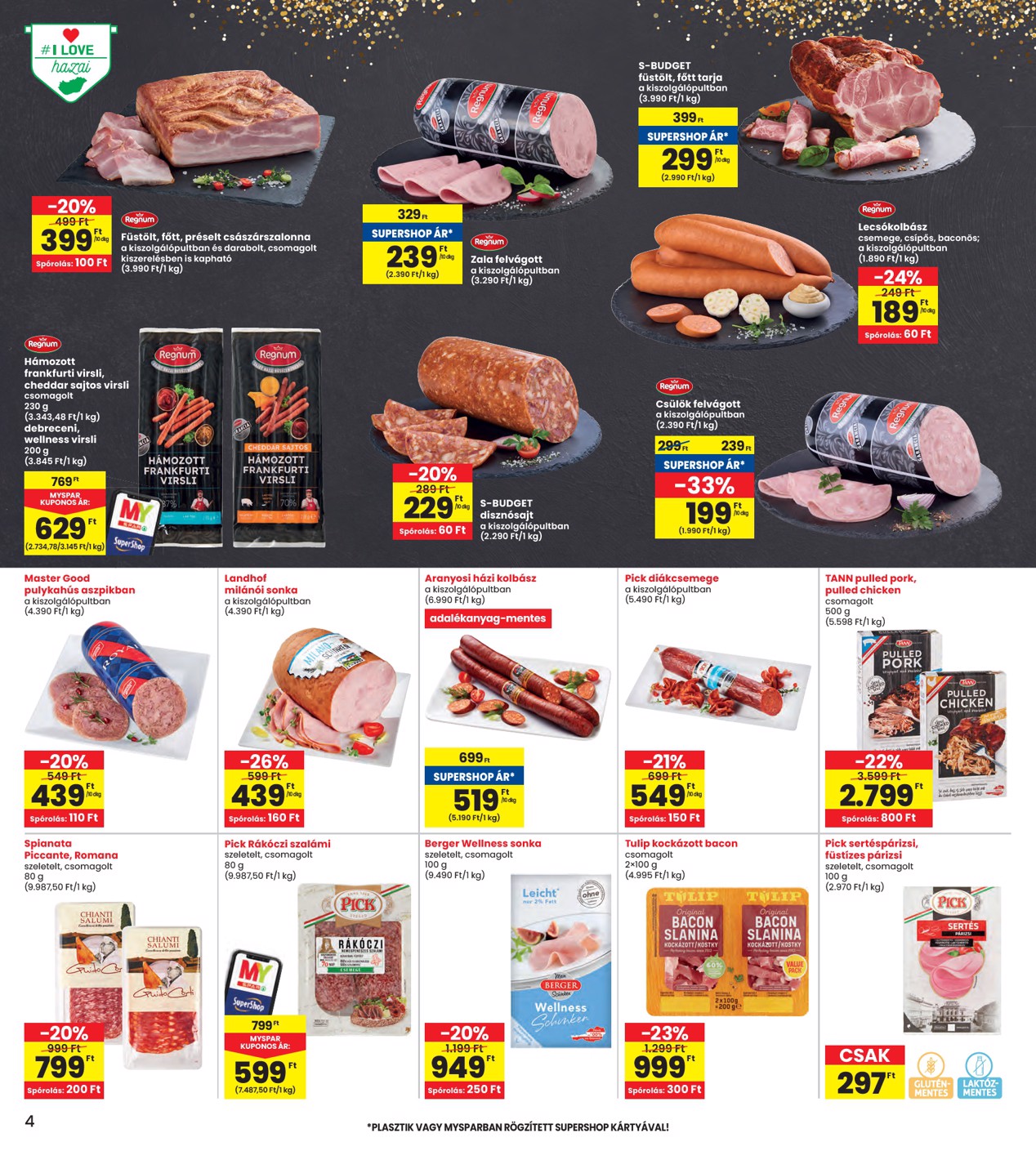 spar - INTERSPAR akciós újság, érvényes 01.08. - 01.14. - page: 4
