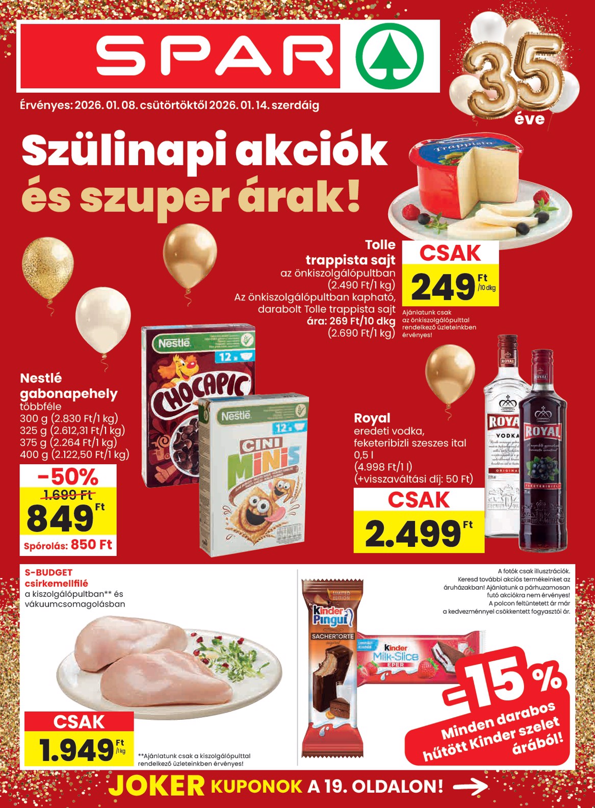 spar - SPAR akciós újság, érvényes 01.08. - 01.14.