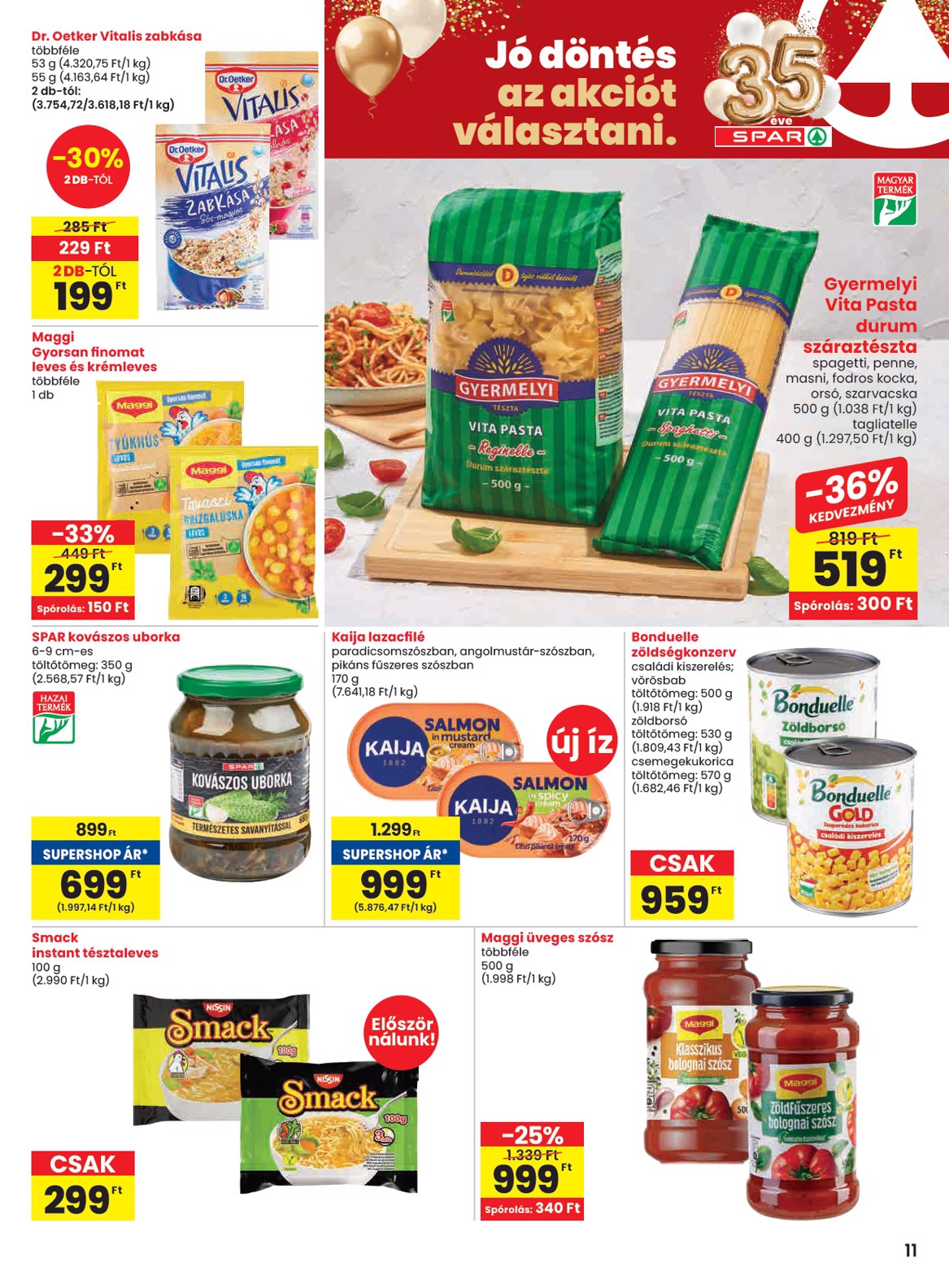 spar - SPAR akciós újság, érvényes 01.08. - 01.14. - page: 11