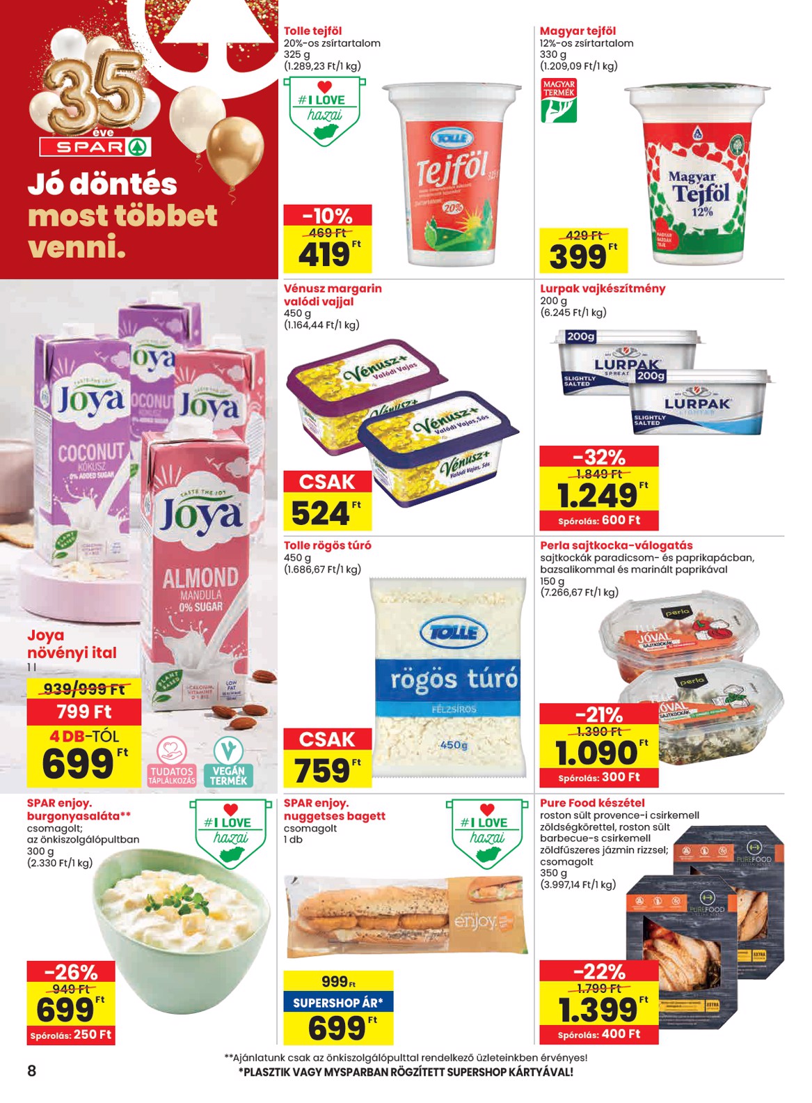 spar - SPAR akciós újság, érvényes 01.08. - 01.14. - page: 8