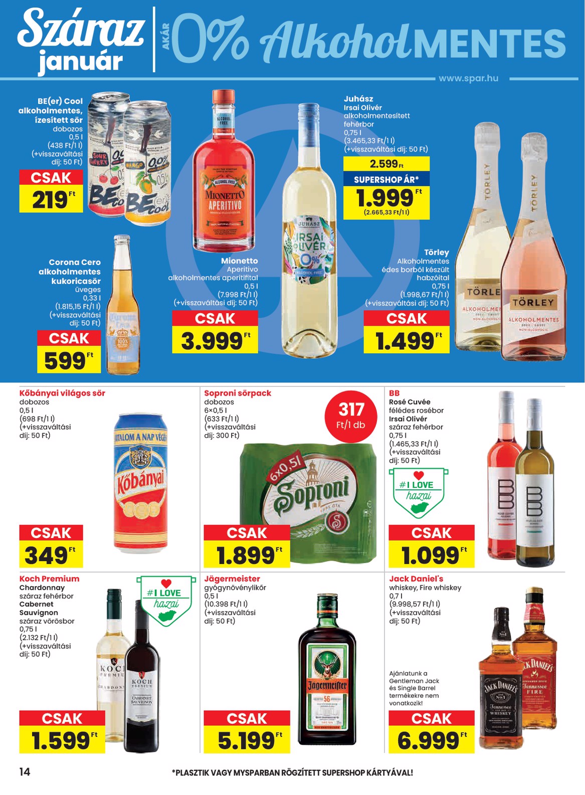 spar - SPAR akciós újság, érvényes 01.08. - 01.14. - page: 14