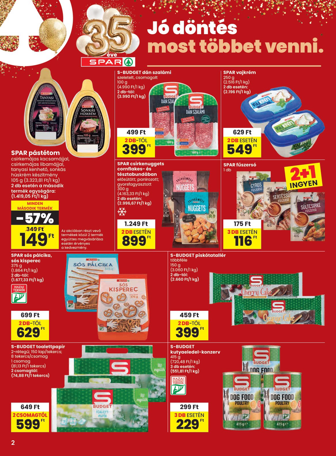 spar - SPAR akciós újság, érvényes 01.08. - 01.14. - page: 2